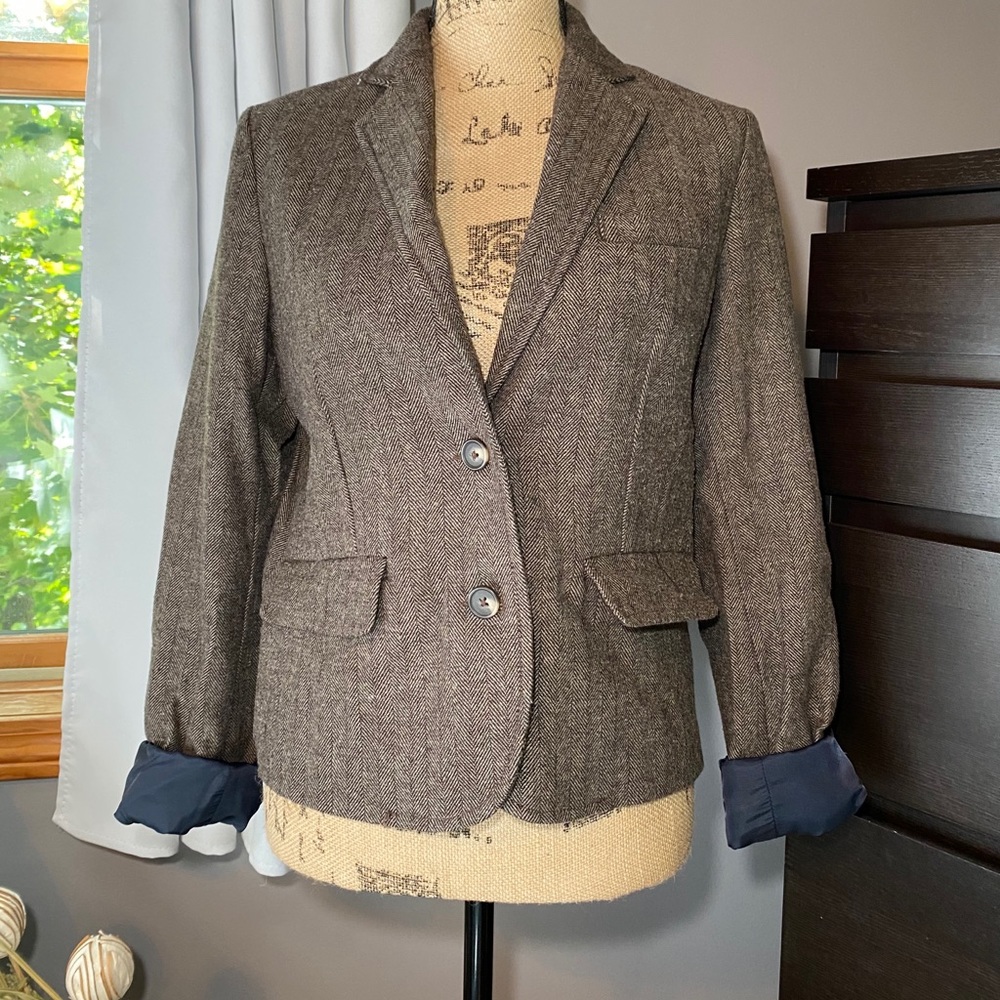 American Eagle Brown Tweed Blazer